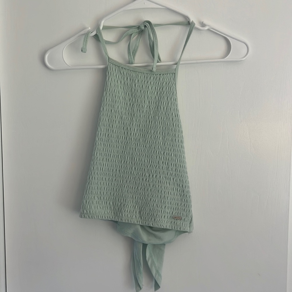 Lightly Worn Hollister Smocked Halter Top